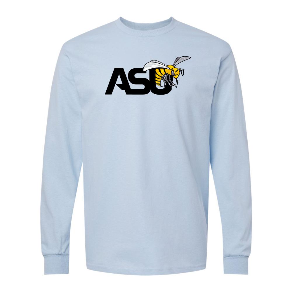 Men's Alabama State Hornets Gildan Heavy Cotton Long Sleeve T-Shirt