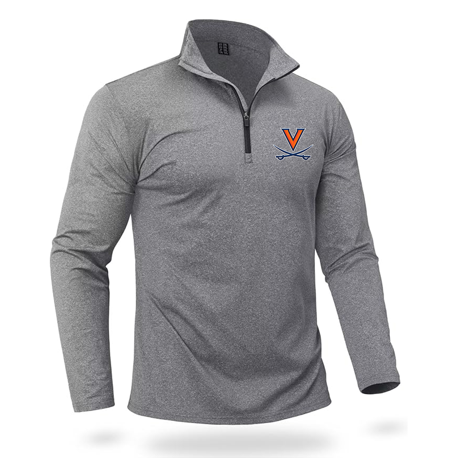 Men's (Design Here) Boladeci Men_s Quarter Zip Pullover Premium Fleece Lined Heather Long Sleeve Golf Shirts Midweight 1_4 Half Zip Sweatshirts