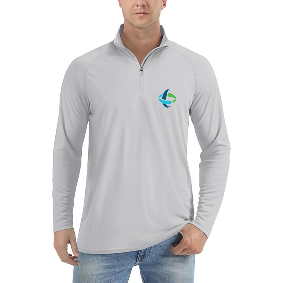 Men's Duke Energy Lightweight Quarter-Zip Athletic Shirt Long Sleeve Performance Wear