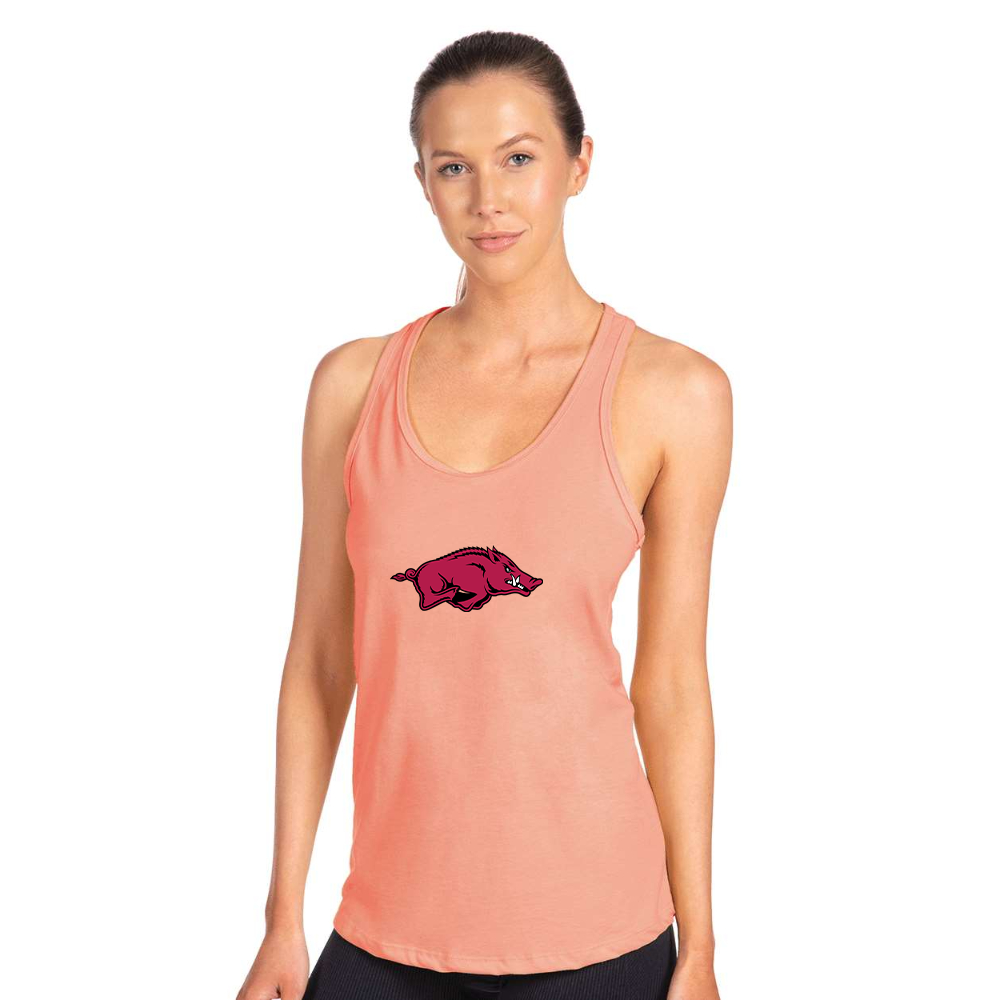 Women's Arkansas Razorbacks Next Level Ideal Racerback Tank