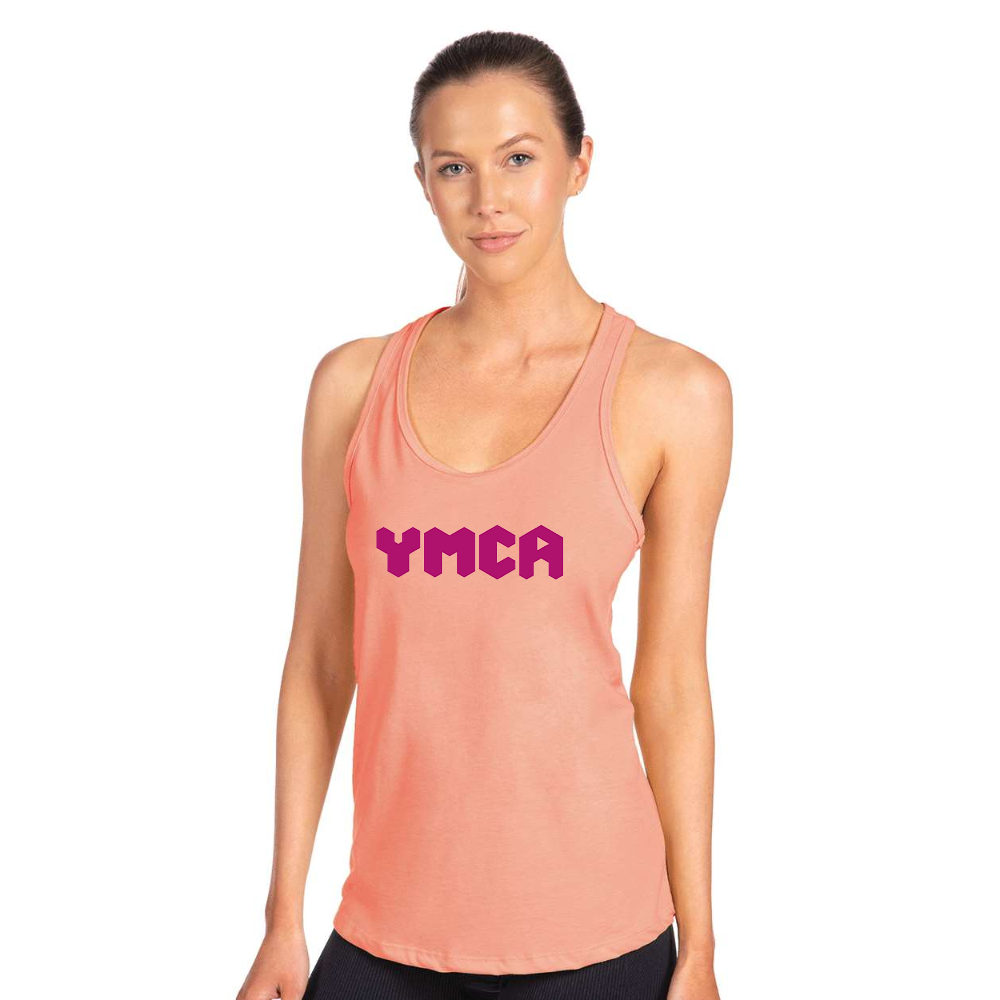 Women's YMCA Mauve  Next Level Ideal Racerback Tank