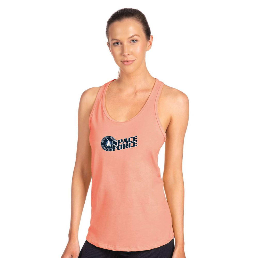 Women's  Space Force Next Level Ideal Racerback Tank