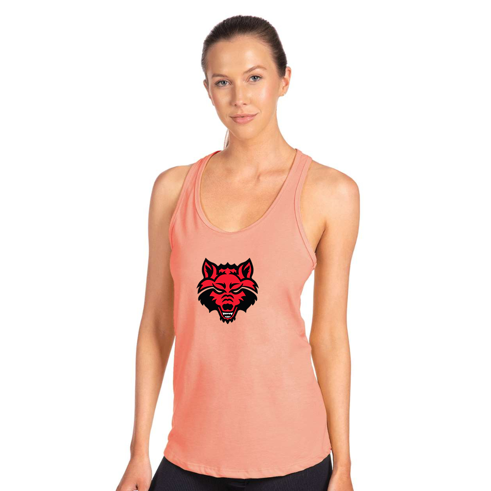 Women's  Arkansas State Red Wolves Next Level Ideal Racerback Tank