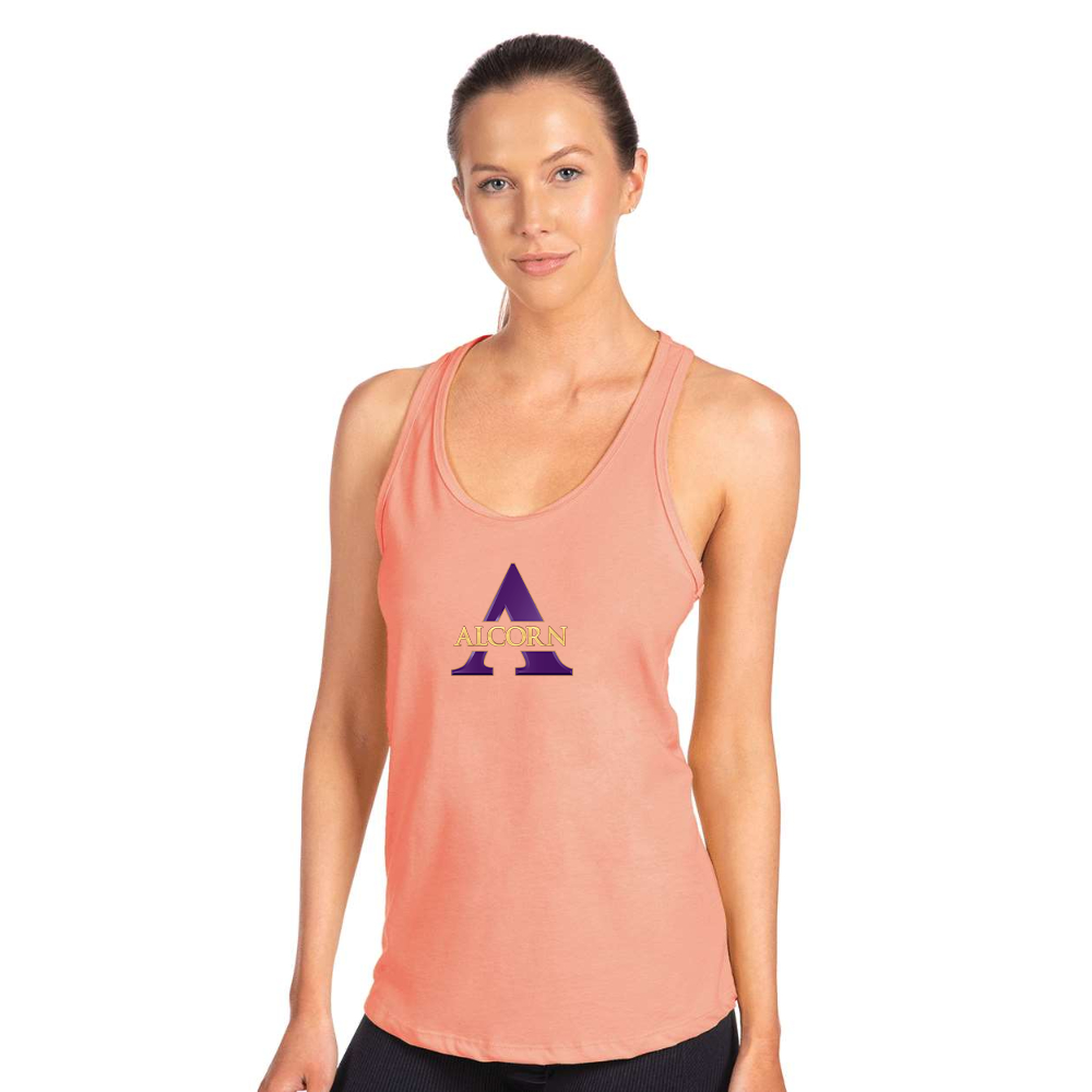 Women's Alcorn State Braves  Next Level Ideal Racerback Tank