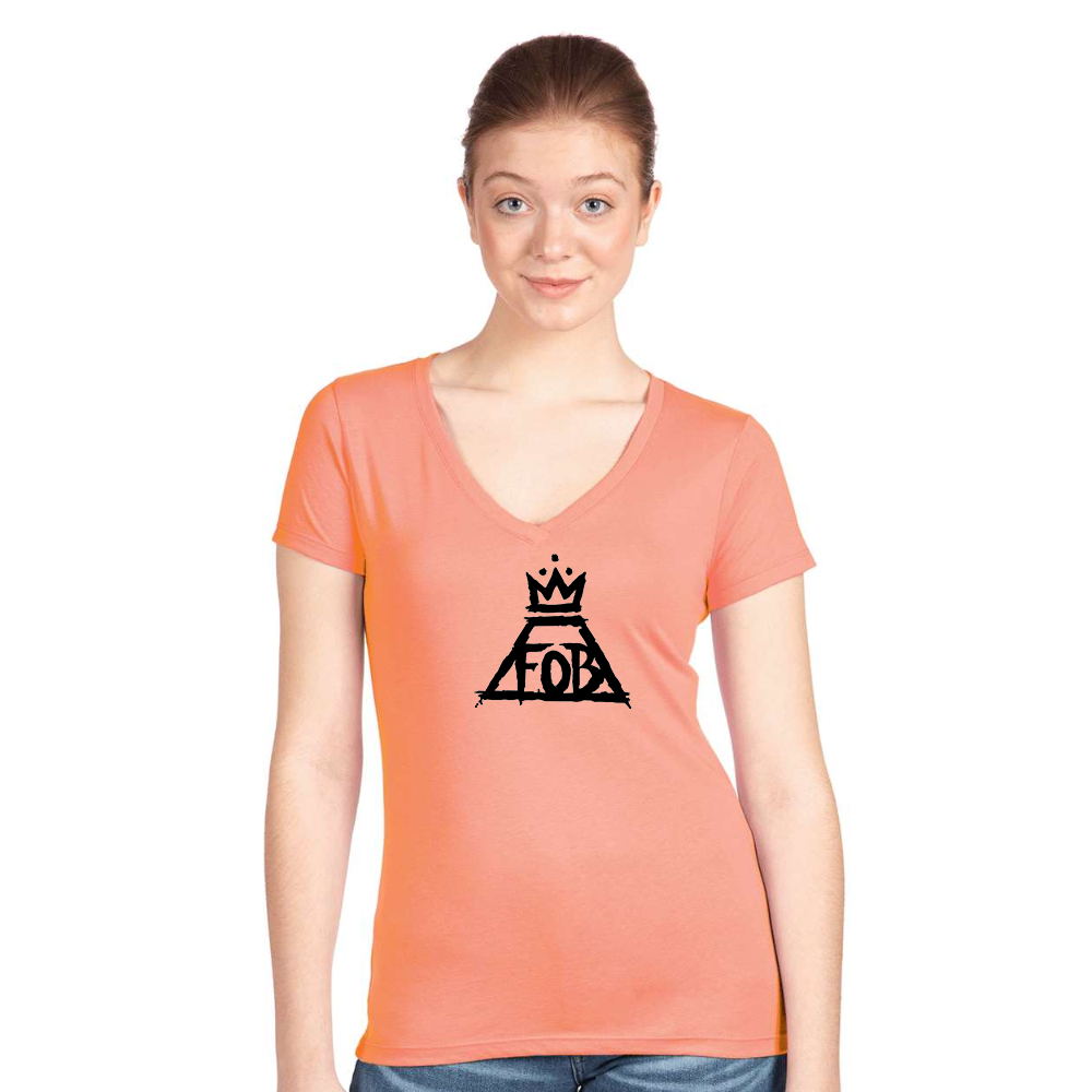 Women's Fall Out Boy Next Level V-Neck T-Shirt
