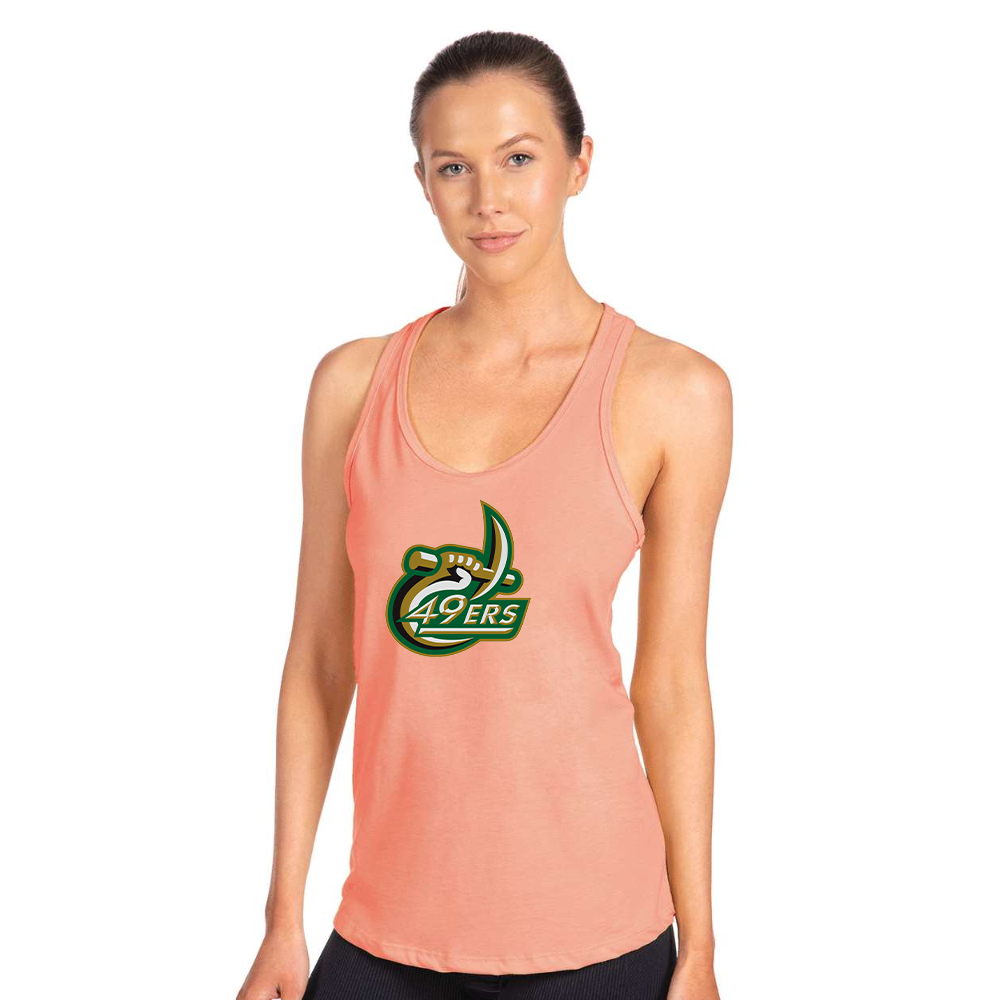 Women's Charlotte 49ers Next Level Ideal Racerback Tank