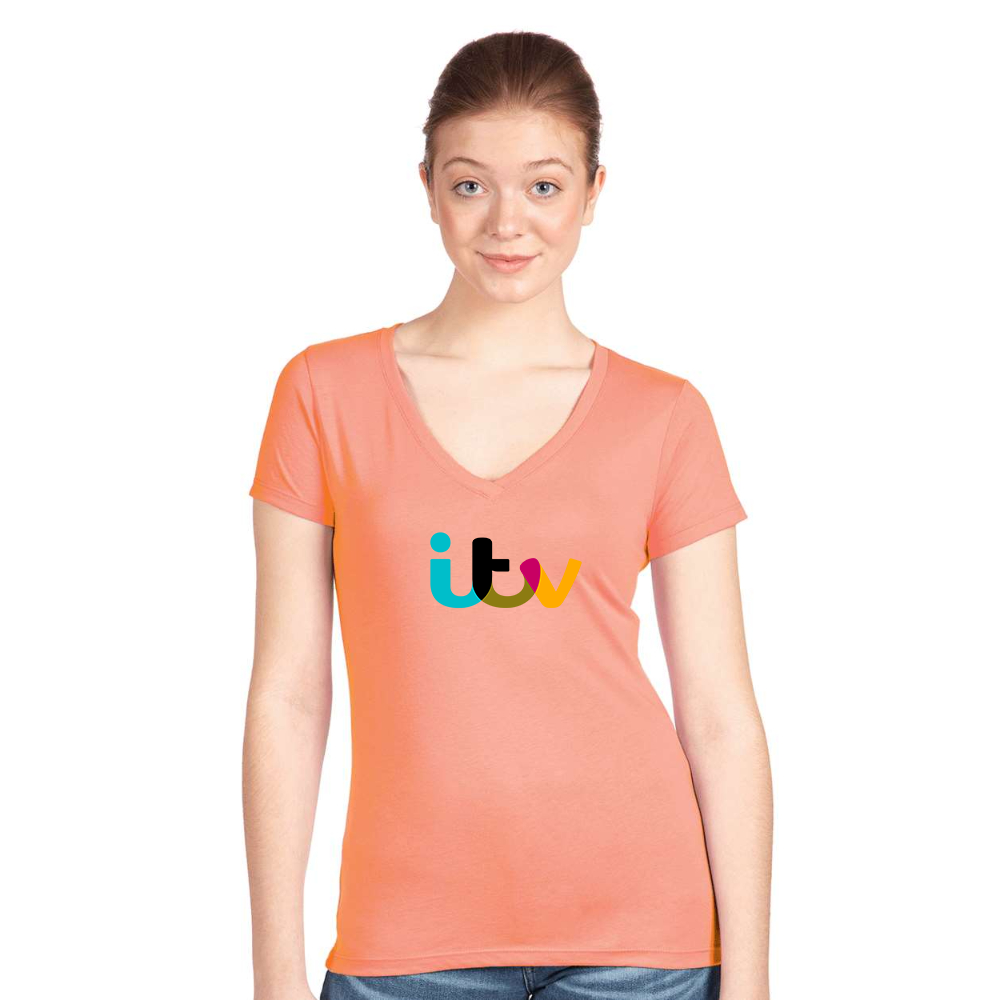 Women's Itv Next Level V-Neck T-Shirt