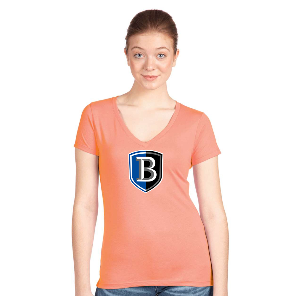 Women's  Bentley Falcons  Next Level V-Neck T-Shirt
