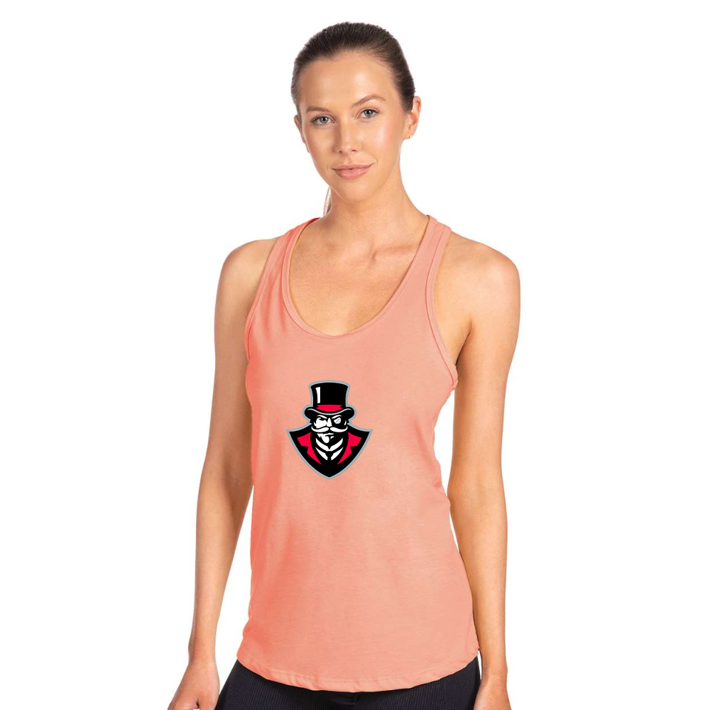 Women's Austin Peay Governors  Next Level Ideal Racerback Tank