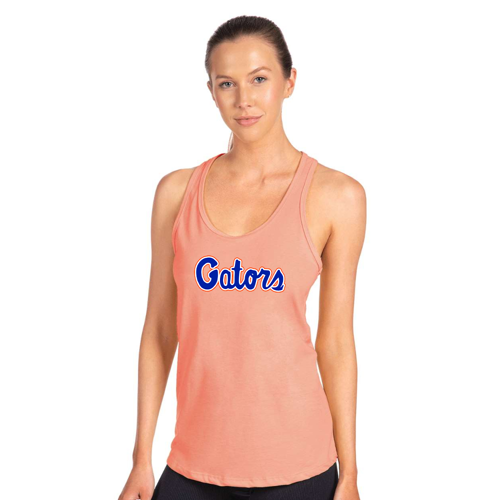 Women's  Florida Gators Script Next Level Ideal Racerback Tank