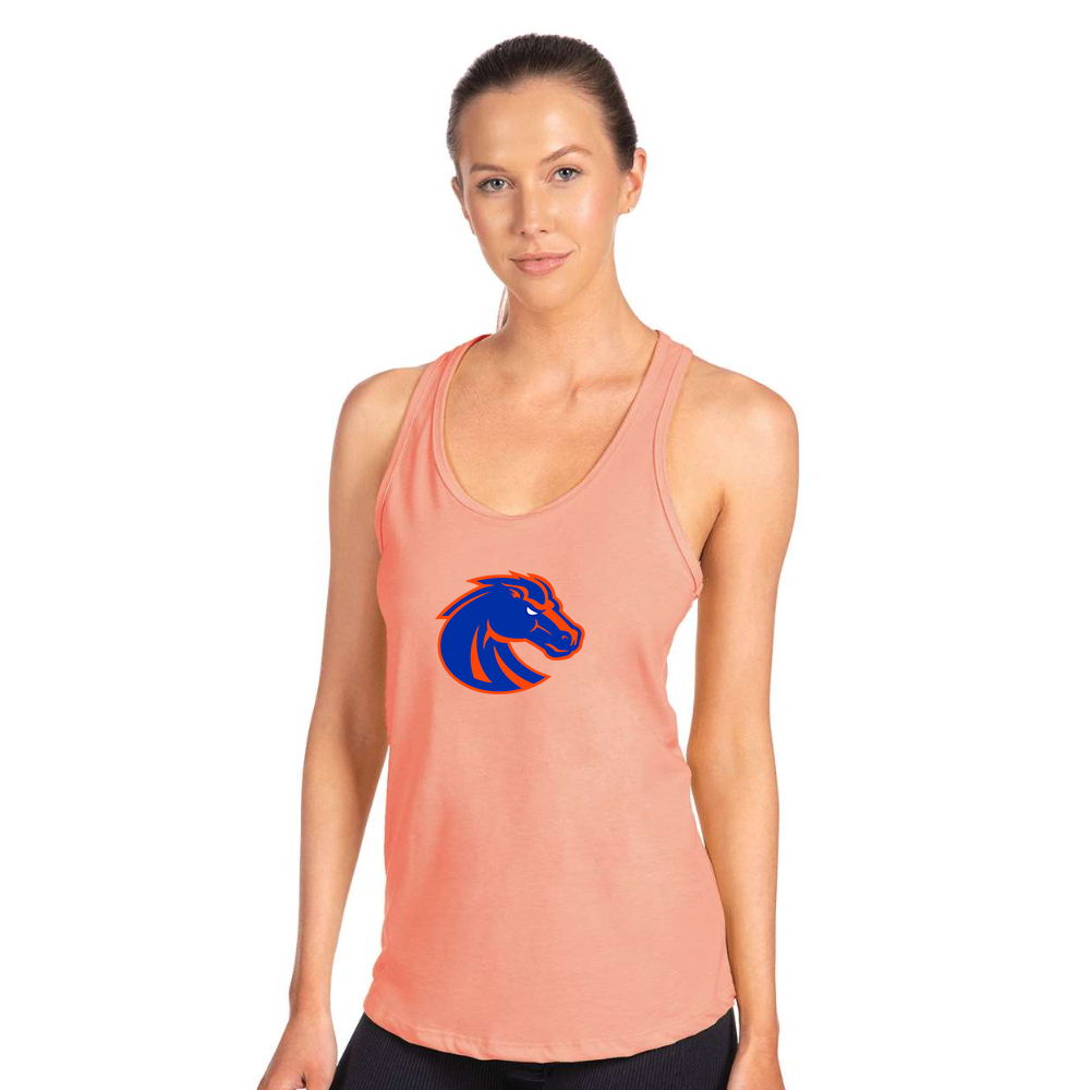 Women's Boise State Broncos  Next Level Ideal Racerback Tank