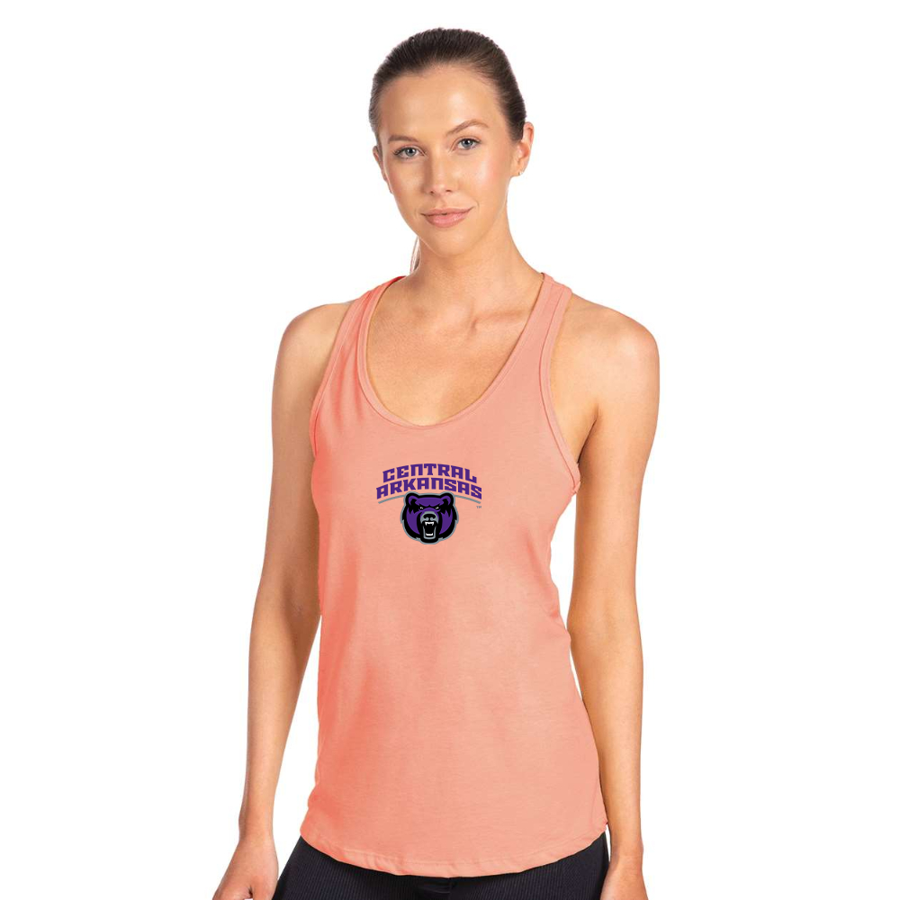 Women's Central Arkansas Bears  Next Level Ideal Racerback Tank