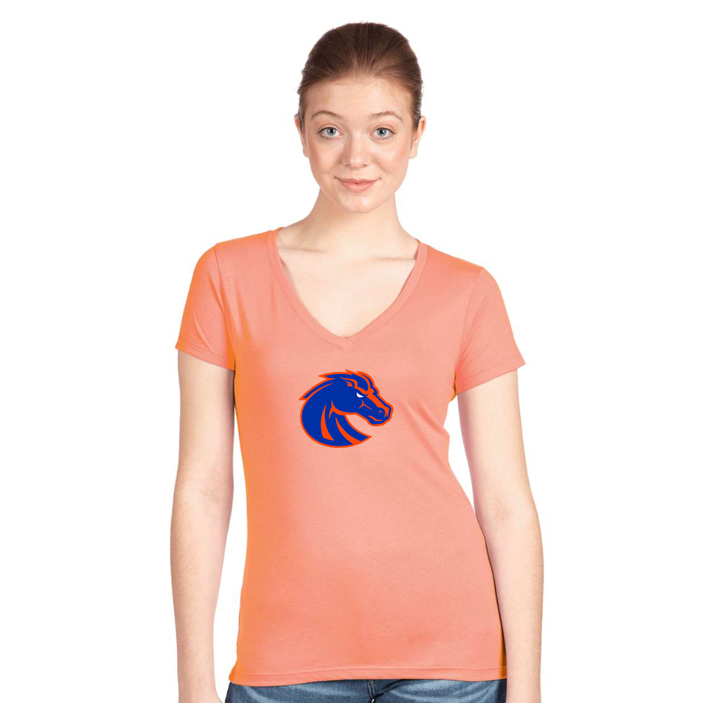 Women's Boise State Broncos   Next Level V-Neck T-Shirt