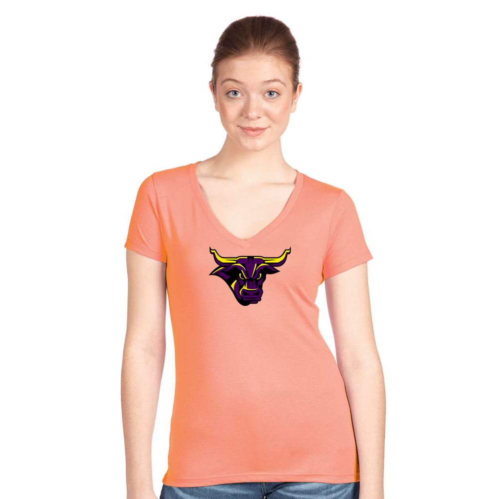 Women's Minnesota State Mavericks Next Level V-Neck T-Shirt