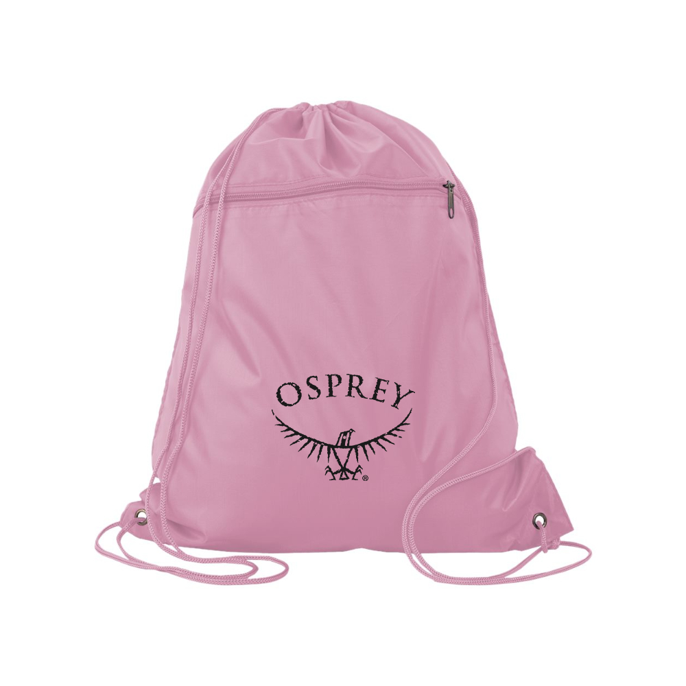 Osprey Black Q-Tees - Polyester Cinchpack