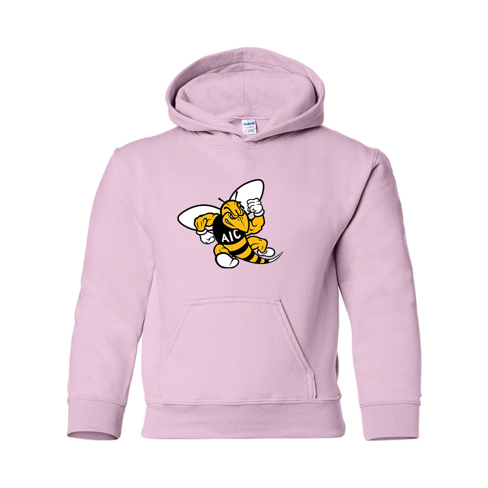 Youth AIC Yellow Jackets Gildan Heavy Blend  Hooded Sweatshirt