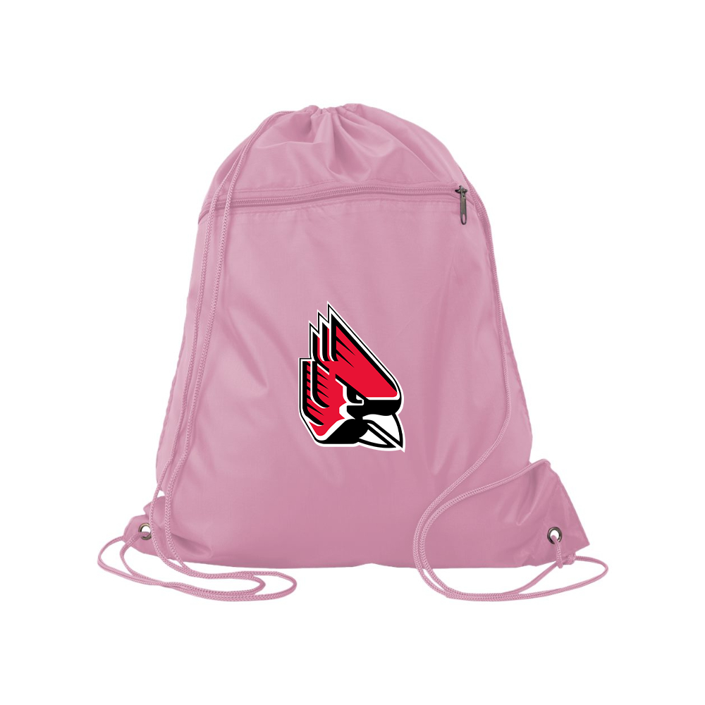 Ball State Cardinals Q-Tees - Polyester Cinchpack