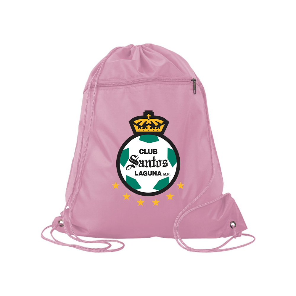 Santos Laguna Soccer Q-Tees - Polyester Cinchpack