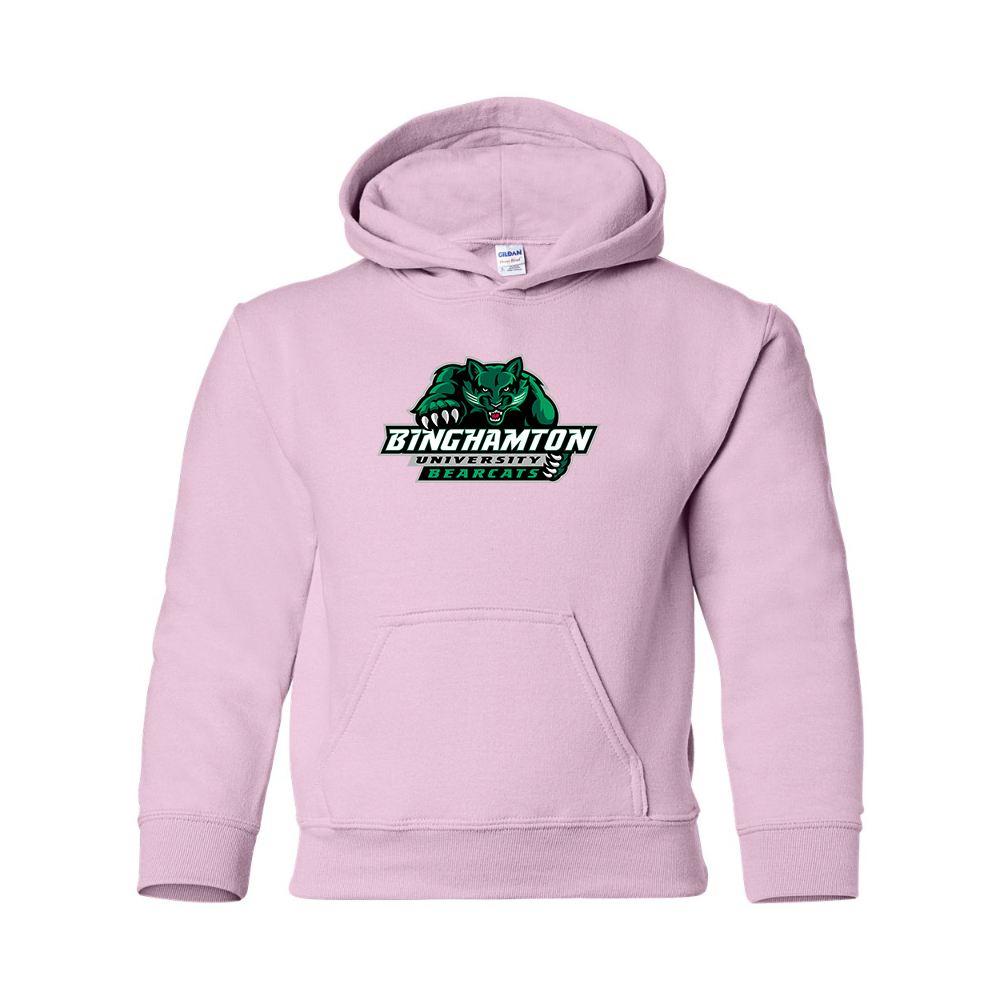 Youth  Binghamton Bearcats  Gildan Heavy Blend  Hooded Sweatshirt
