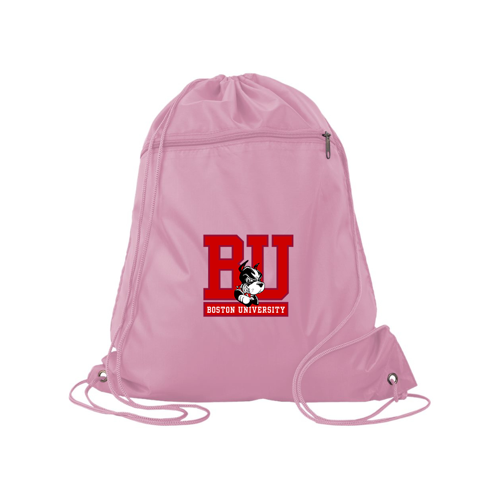 Boston University Terriers Q-Tees - Polyester Cinchpack