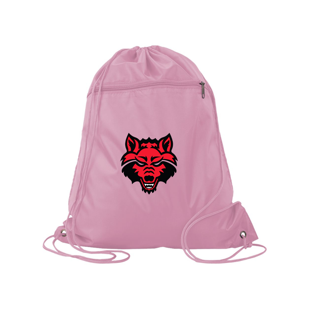 Arkansas State Red Wolves Q-Tees - Polyester Cinchpack