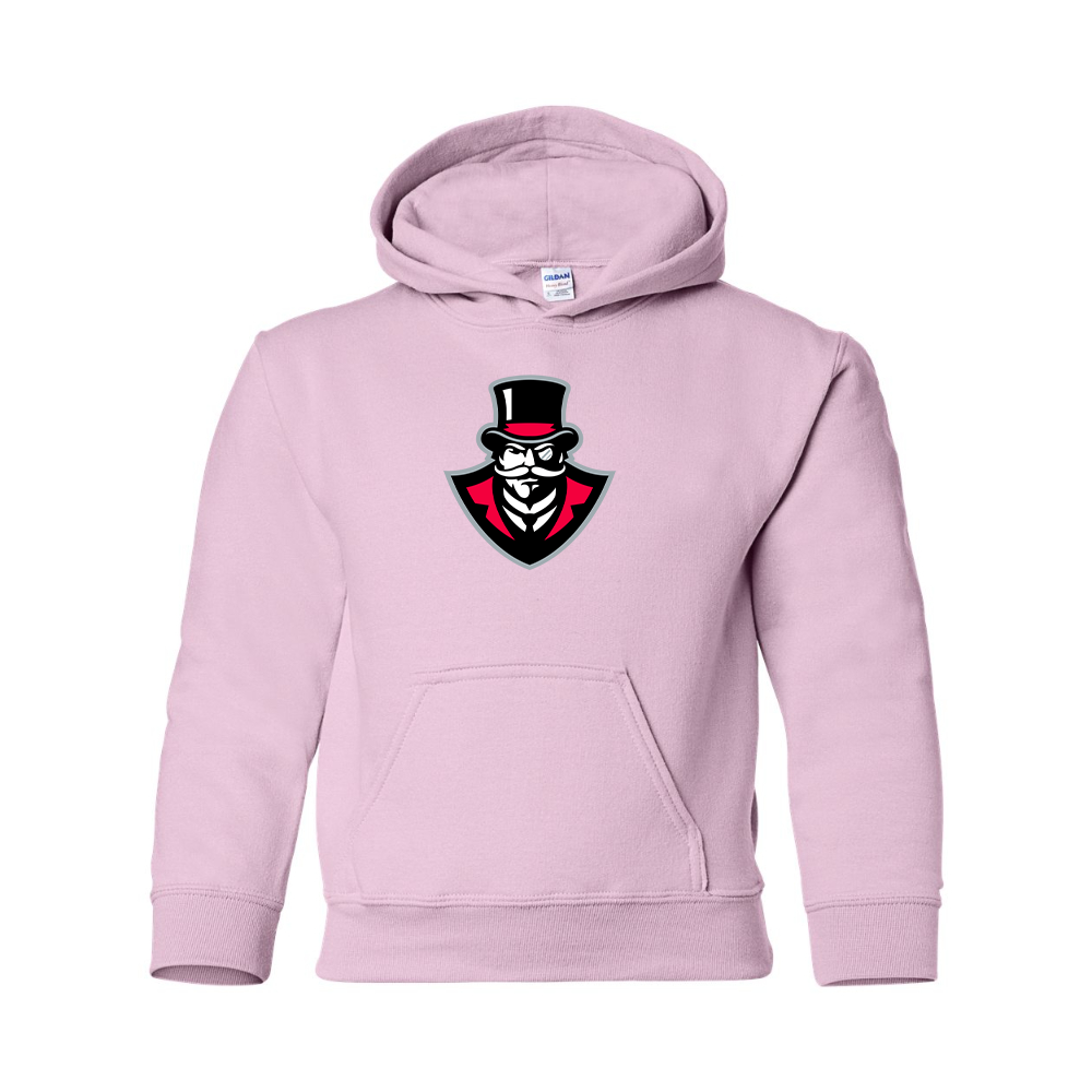 Youth Austin Peay Governors Gildan Heavy Blend  Hooded Sweatshirt