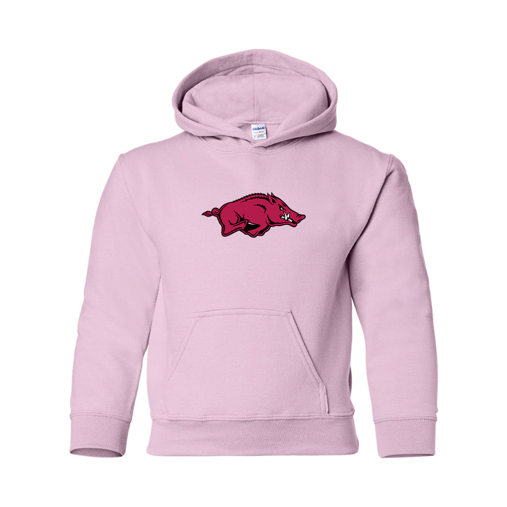 Youth  Arkansas Razorbacks  Gildan Heavy Blend  Hooded Sweatshirt