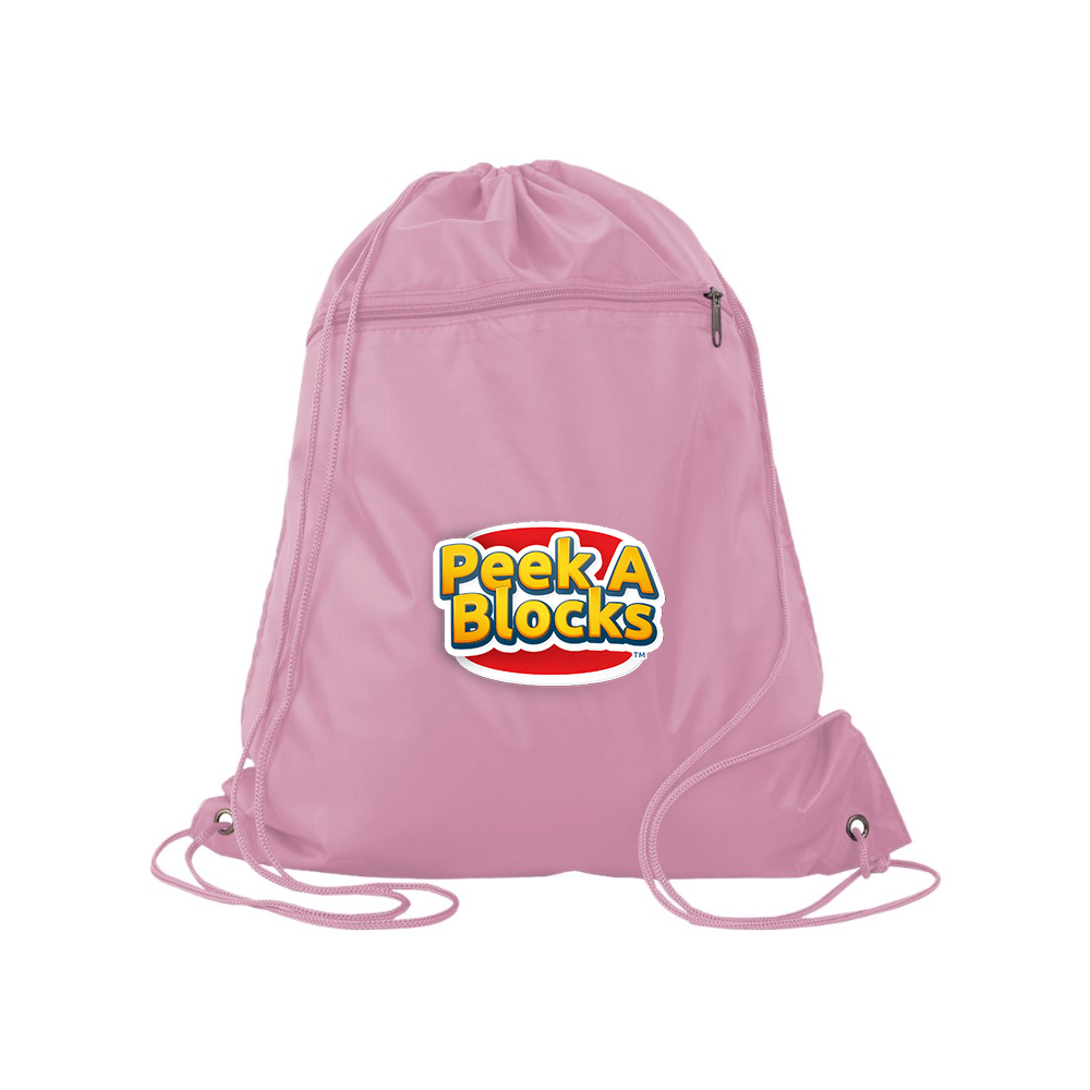 Peek A Blocks Q-Tees - Polyester Cinchpack