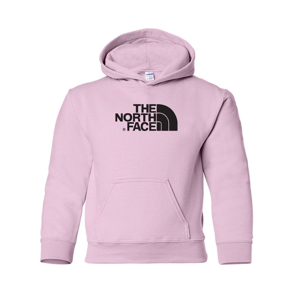 Youth  The North Face Black Gildan Heavy Blend  Hooded Sweatshirt