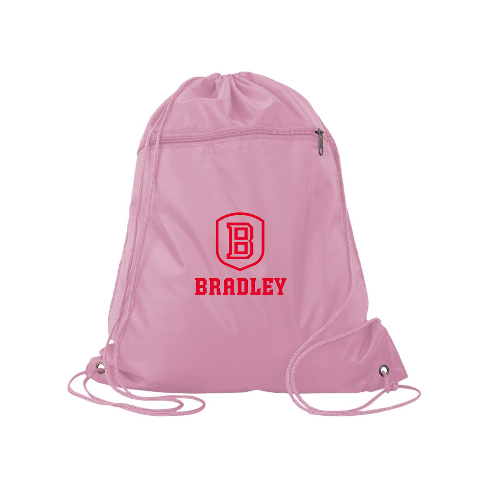 Bradley Braves Q-Tees - Polyester Cinchpack
