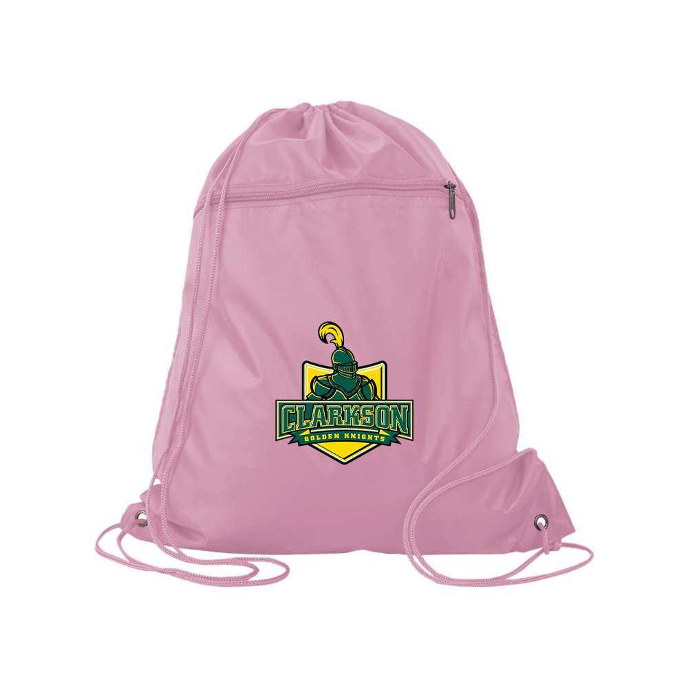 Clarkson Golden Knights Q-Tees - Polyester Cinchpack