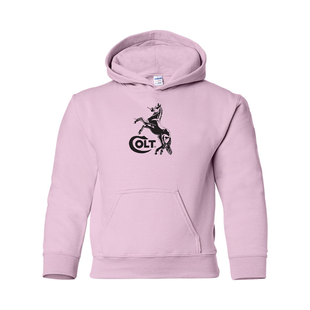 Youth Colt Horse  Gildan Heavy Blend  Hooded Sweatshirt