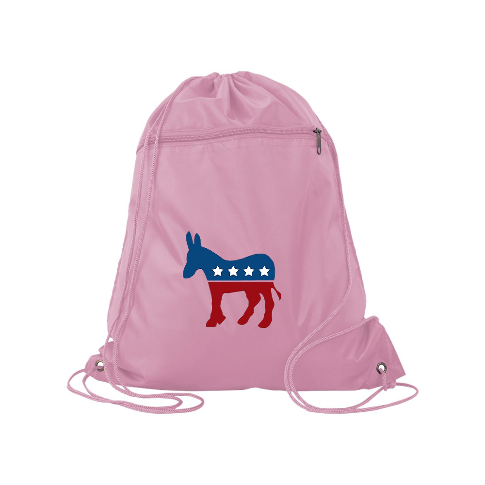 Democrat Election Symbol Q-Tees - Polyester Cinchpack