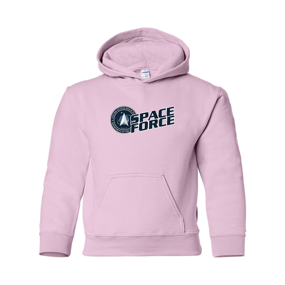 Youth   Space Force Gildan Heavy Blend  Hooded Sweatshirt