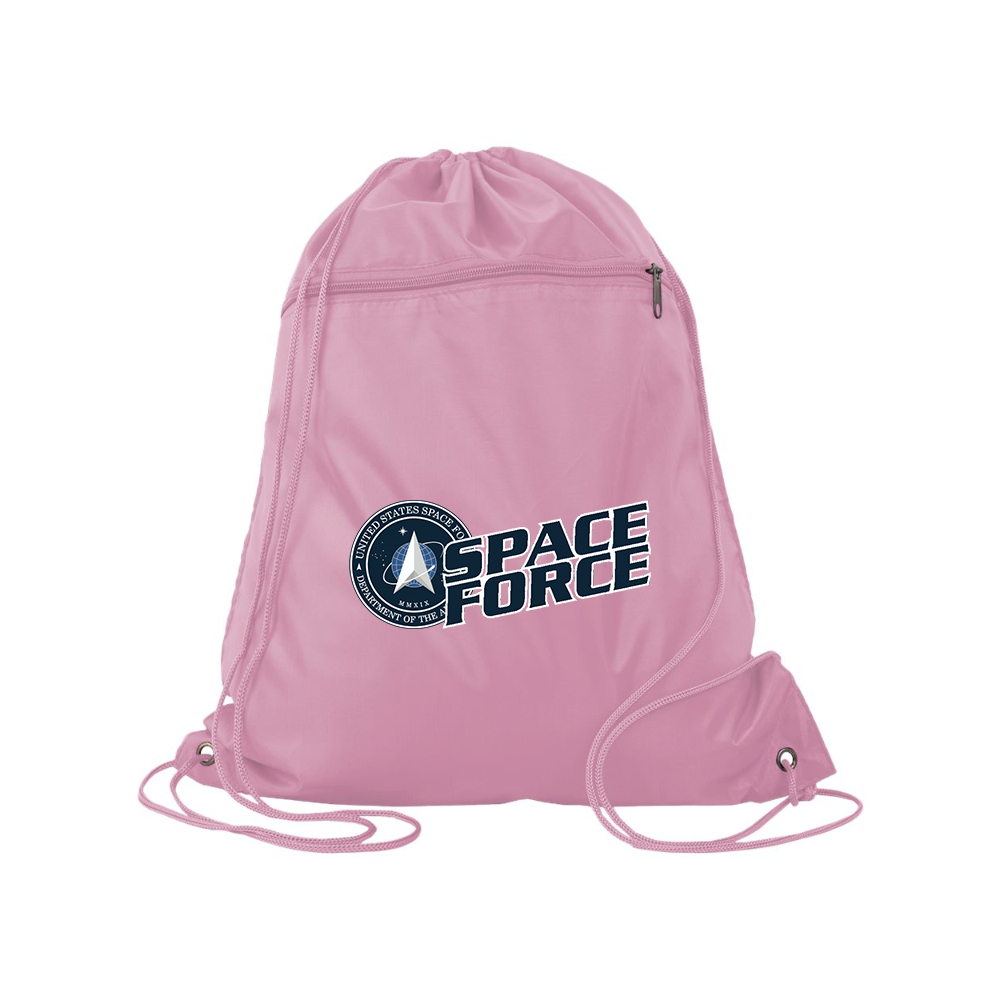Space Force Q-Tees - Polyester Cinchpack
