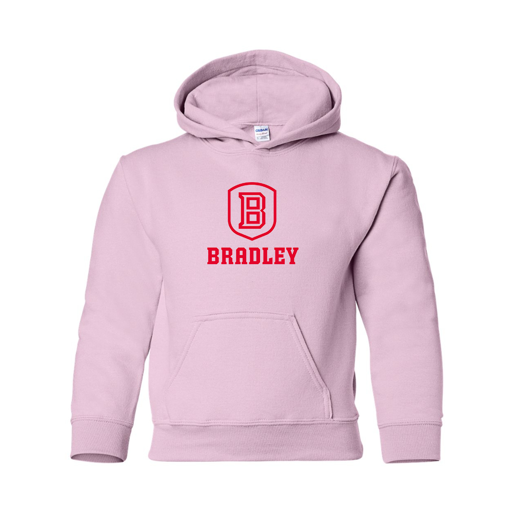 Youth Bradley Braves Gildan Heavy Blend  Hooded Sweatshirt
