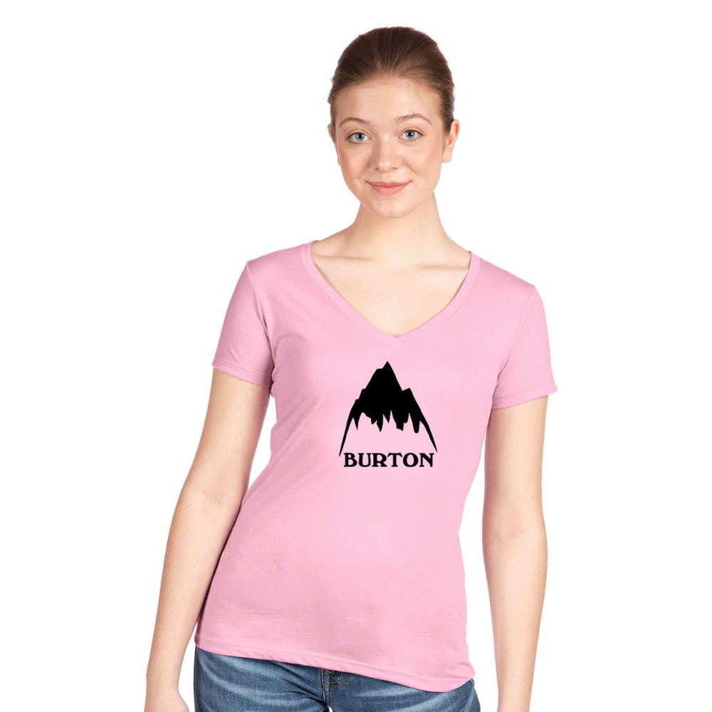 Women's Burton Mountain Next Level V-Neck T-Shirt