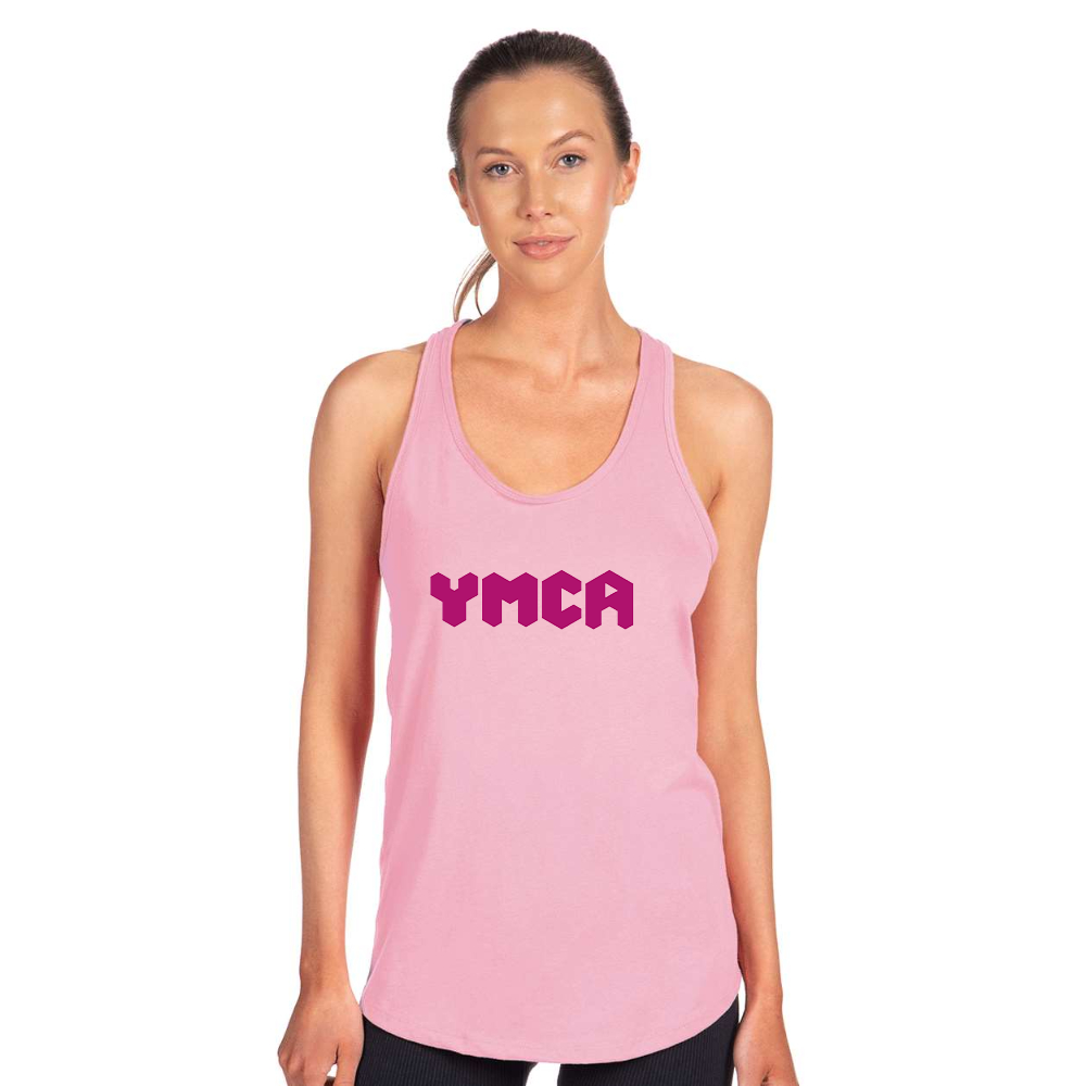 Women's YMCA Mauve  Next Level Ideal Racerback Tank