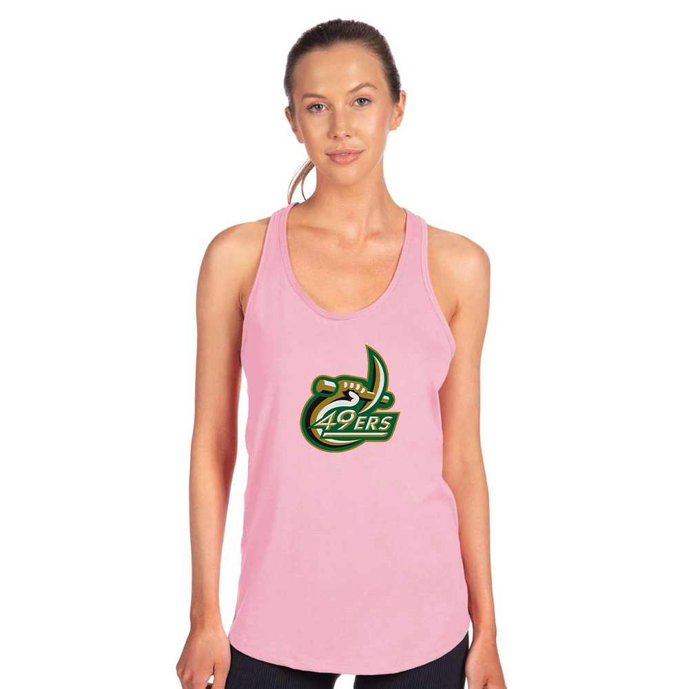 Women's Charlotte 49ers Next Level Ideal Racerback Tank