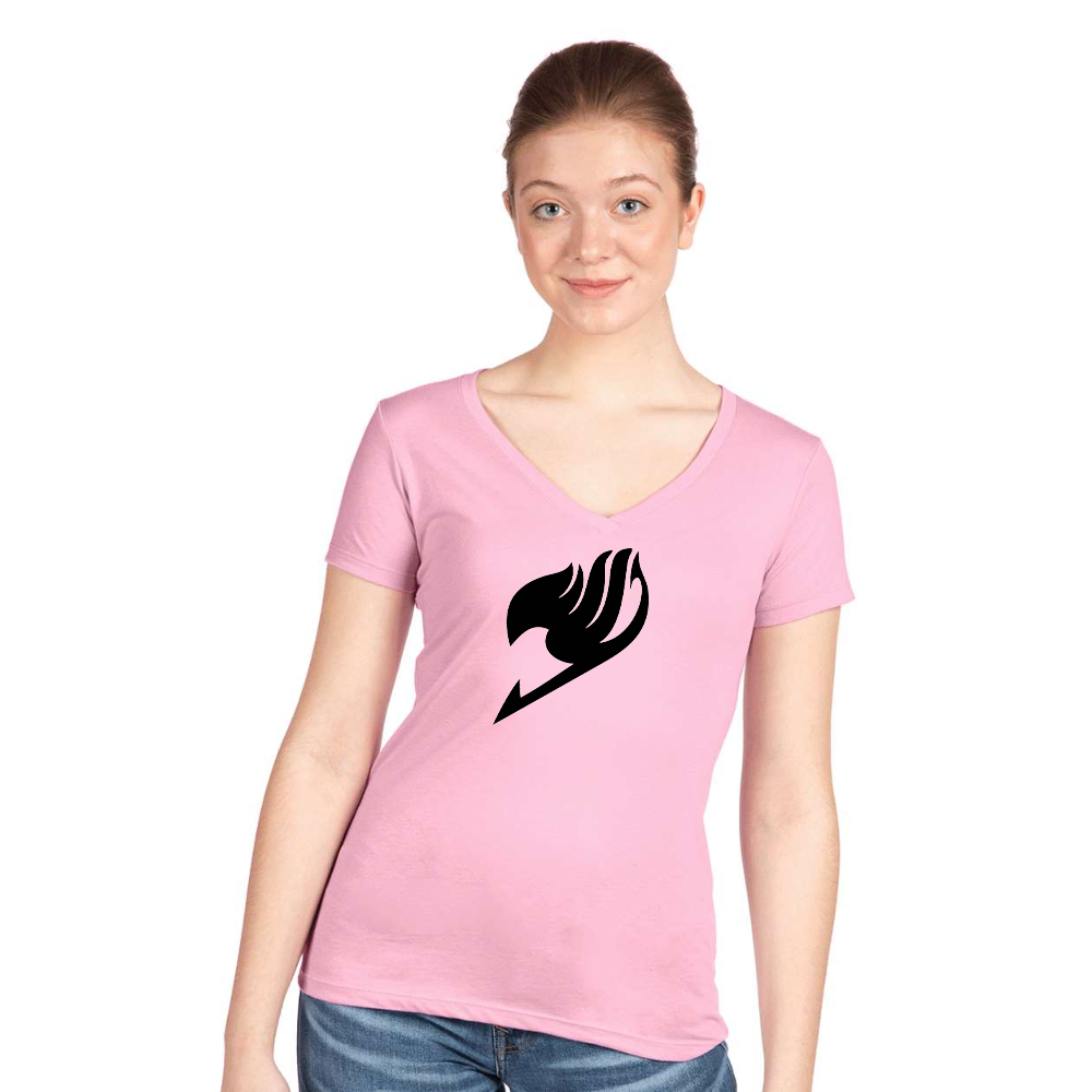 Women's  Fairy Tail  Next Level V-Neck T-Shirt