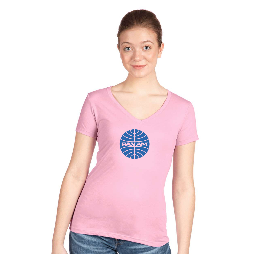 Women's Pan Am  Next Level V-Neck T-Shirt