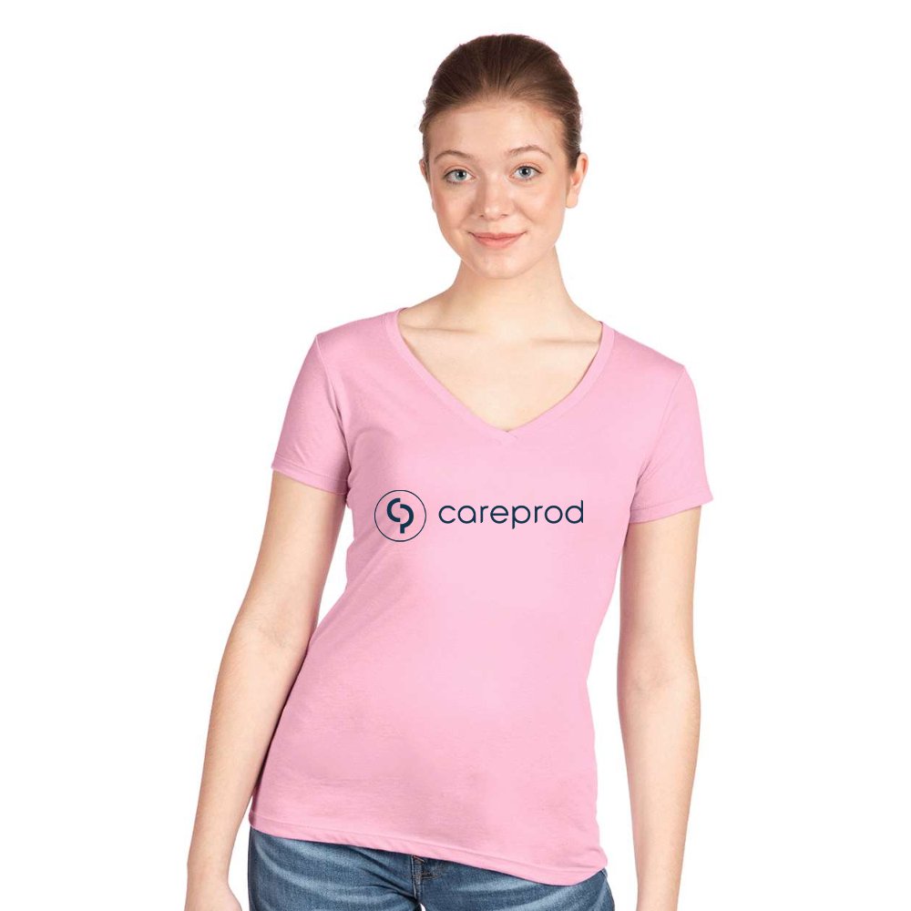 Women's Careprod Next Level V-Neck T-Shirt