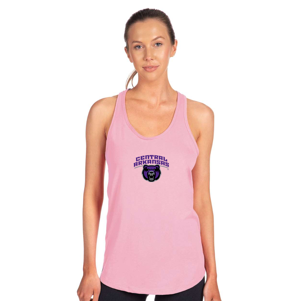 Women's Central Arkansas Bears  Next Level Ideal Racerback Tank