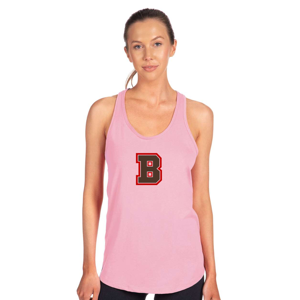 Women's Brown Bears  Next Level Ideal Racerback Tank