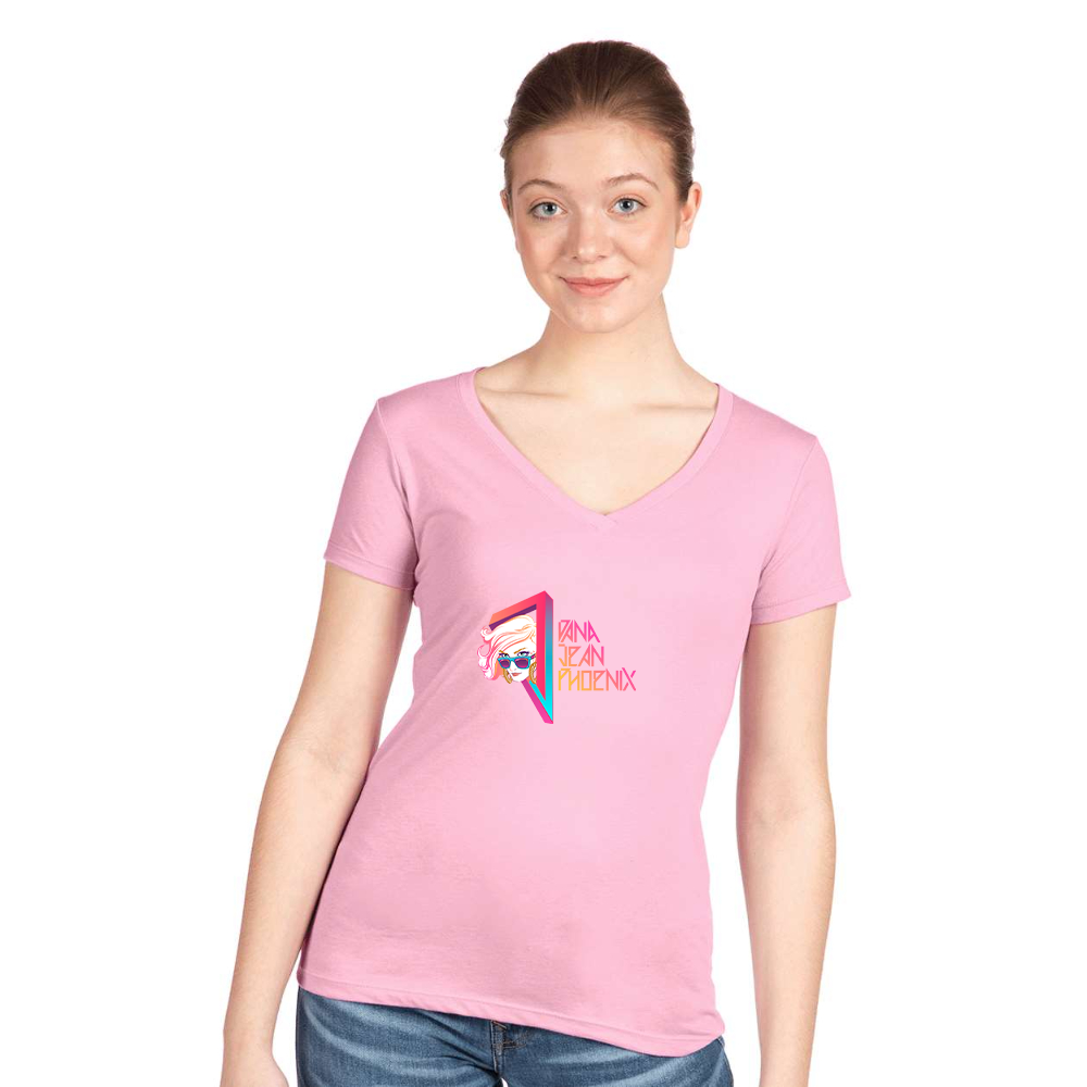 Women's Dana Jean Phoenix Next Level V-Neck T-Shirt