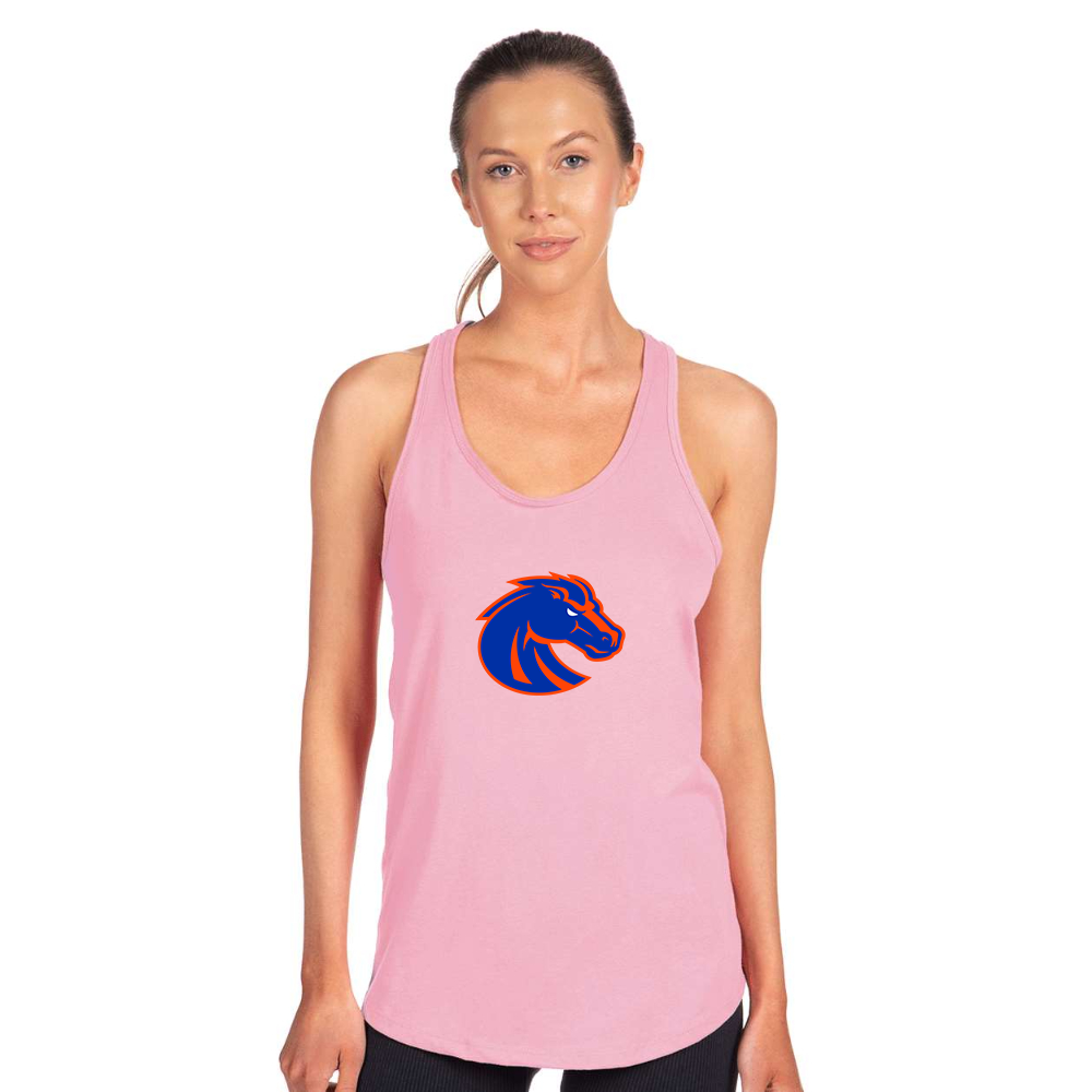 Women's Boise State Broncos  Next Level Ideal Racerback Tank