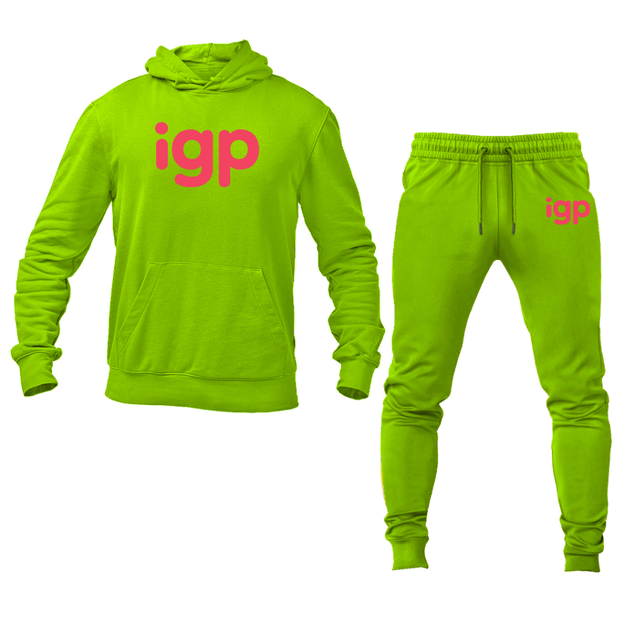 Men's Indian Gifts Portal  Logo Hoodie Joggers Set