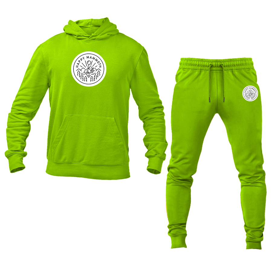 Men's Happy Mammoth Logo Hoodie Joggers Set