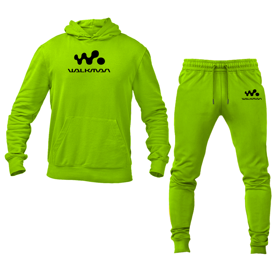 Men's Walkman Logo Hoodie Joggers Set