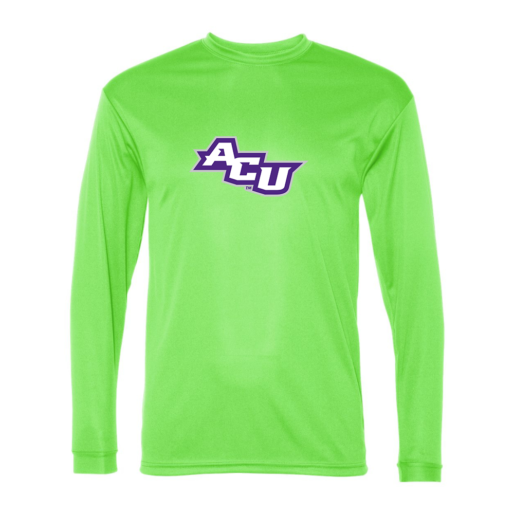 Men's Abilene Christian Wildcats   Performance Long Sleeve T-Shirt